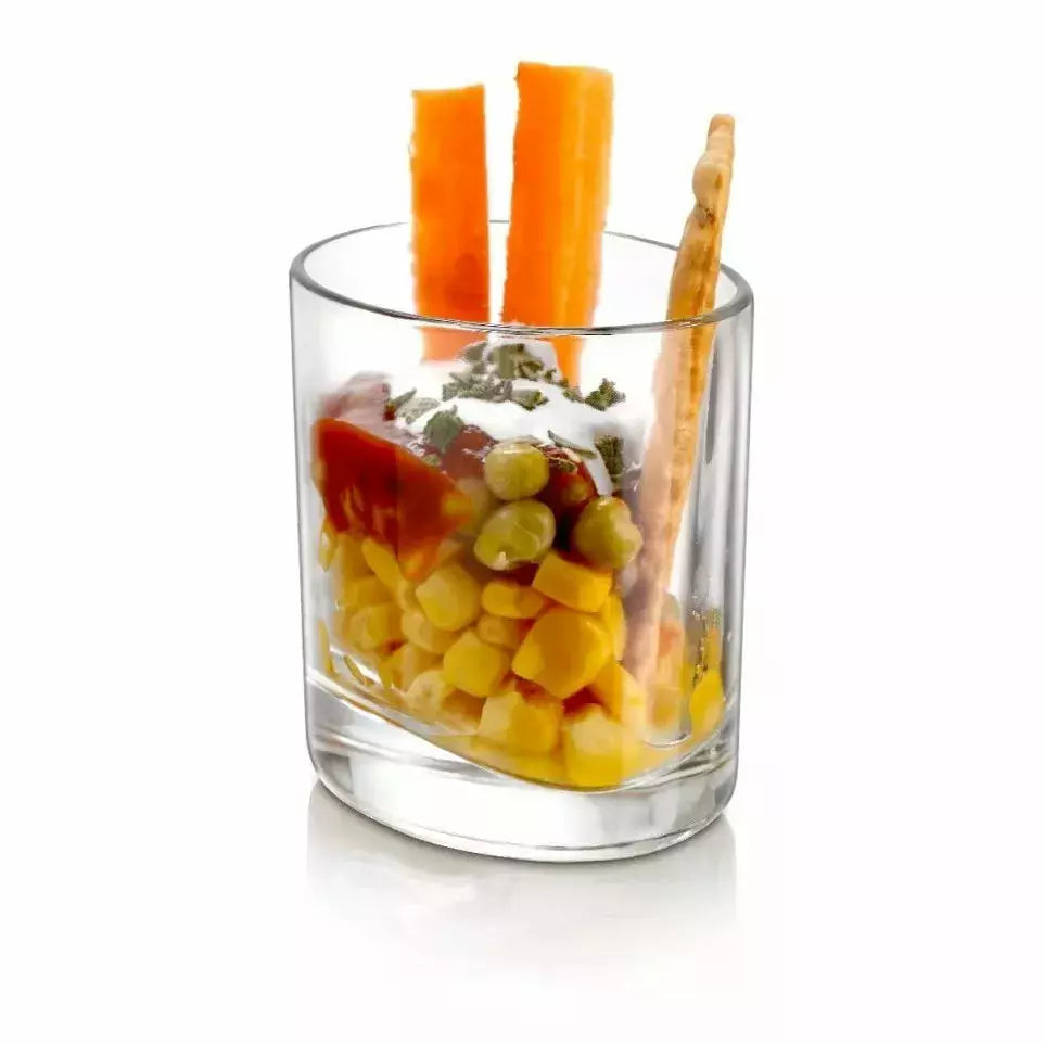 Oval - Juego De 6 Vasos De Vidrio 200 Ml