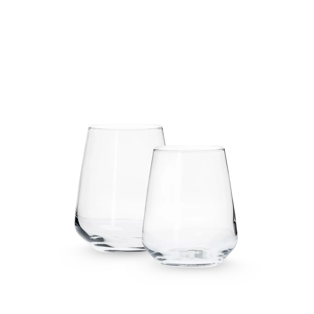 Contea Stemless – Juego de Vasos de Vidrio sin Tallo para Vino y Cócteles