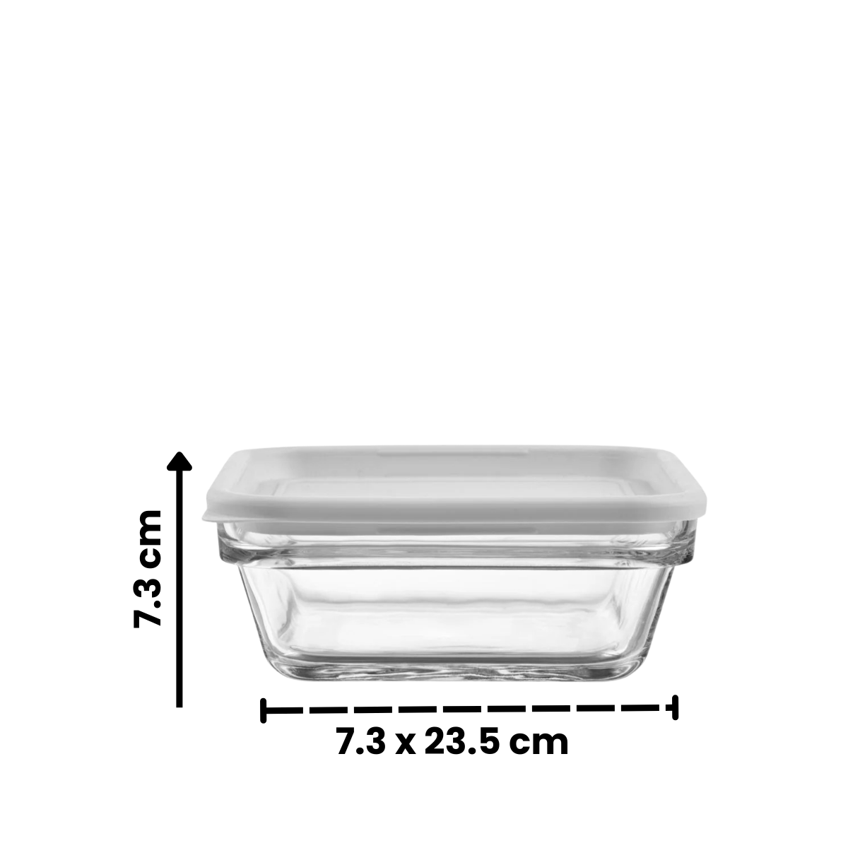 Set 4 Contenedores de Vidrio con Tapa Hermética – Diseño Moderno Elegante