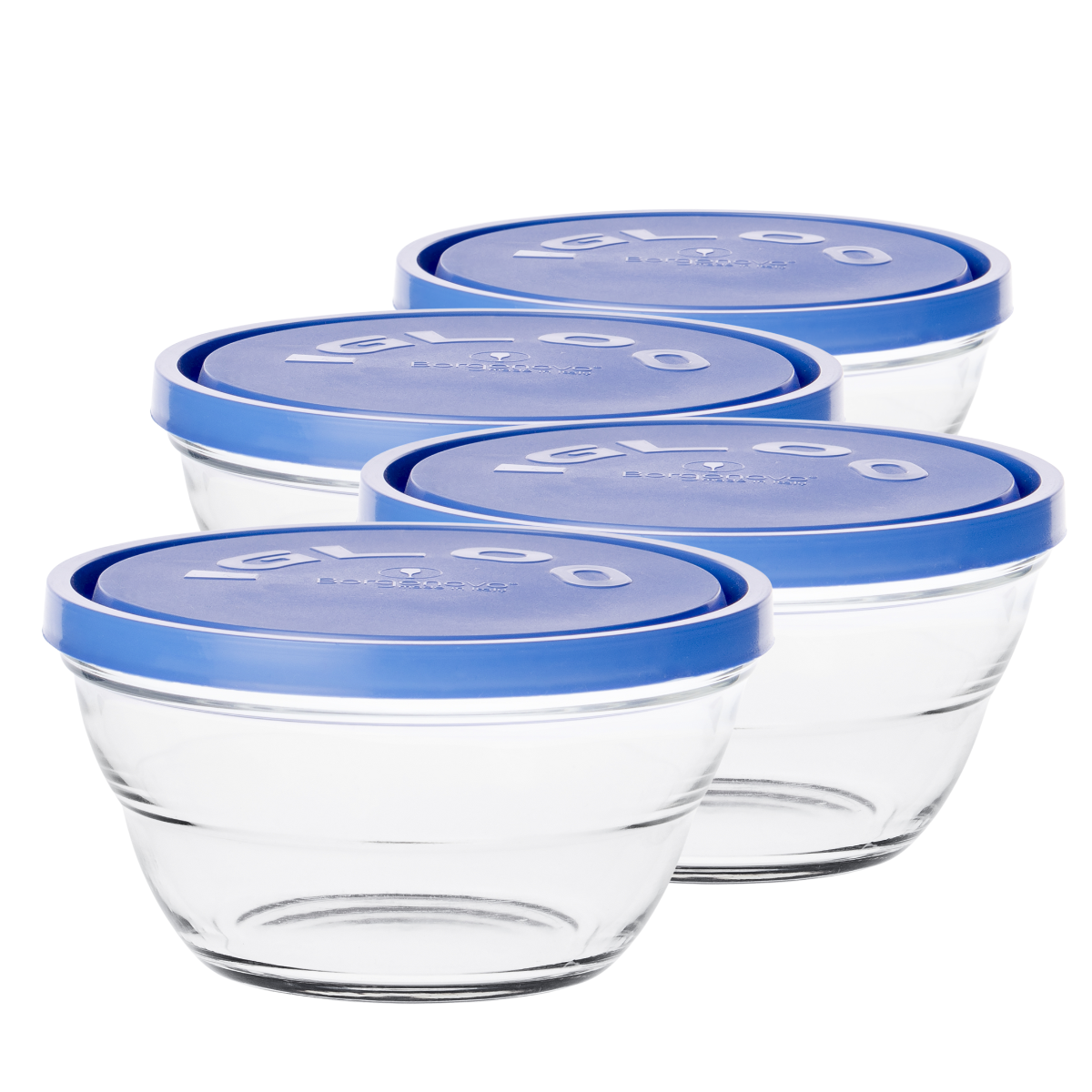 Lambada Igloo - Bowls De Vidrio Con Tapa