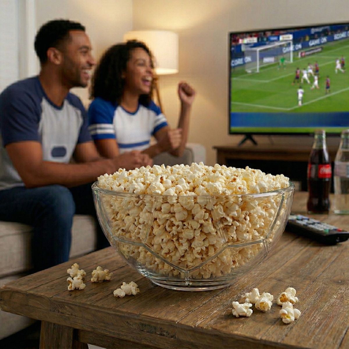 Bowl Futbol de Vidrio 750 ml 4 Piezas