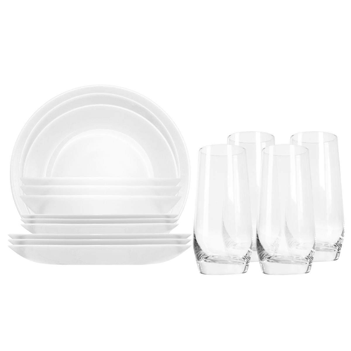Diwali - Vajilla De 16 Pzas con Vasos