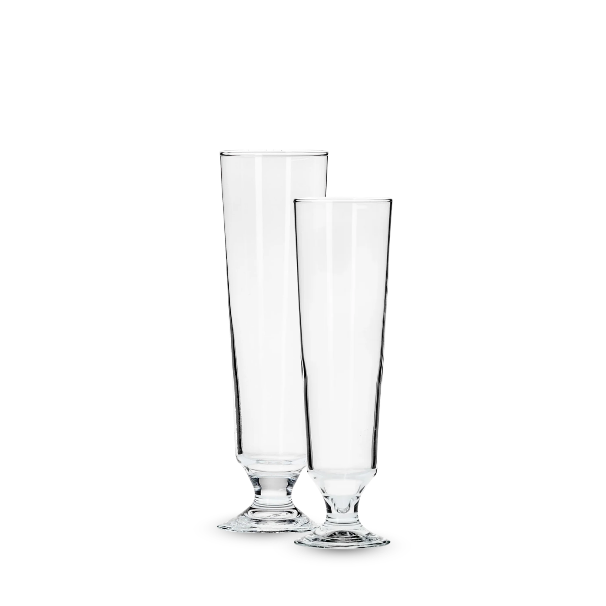 Julius – Juego de 6 Vasos Cerveceros de Vidrio Diseño Alto Estilizado