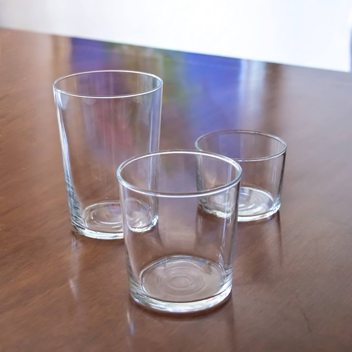 Taska -  Juego de 12 Vasos de Vidrio