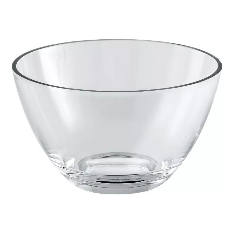 Borgonovo Palladio - Tazón De Vidrio 220 Ml. Cuencos Para Mezclar Ensalada Bowl Transparente Recipiente Botanero Para Hogar