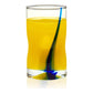 Libbey Ribbon - Juego De 6 Vasos De Vidrio Vaso HB Transparente de Cristal con efecto Azul  para Restaurantes, Hogar y Cocina, Para Agua, Té, Helado, Jugo, Coctél, Limonada