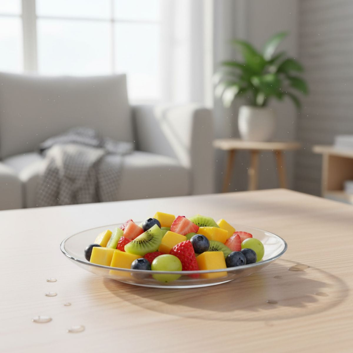 Stylo Juego De 4 Platos De Postre De Vidrio 14 Cm