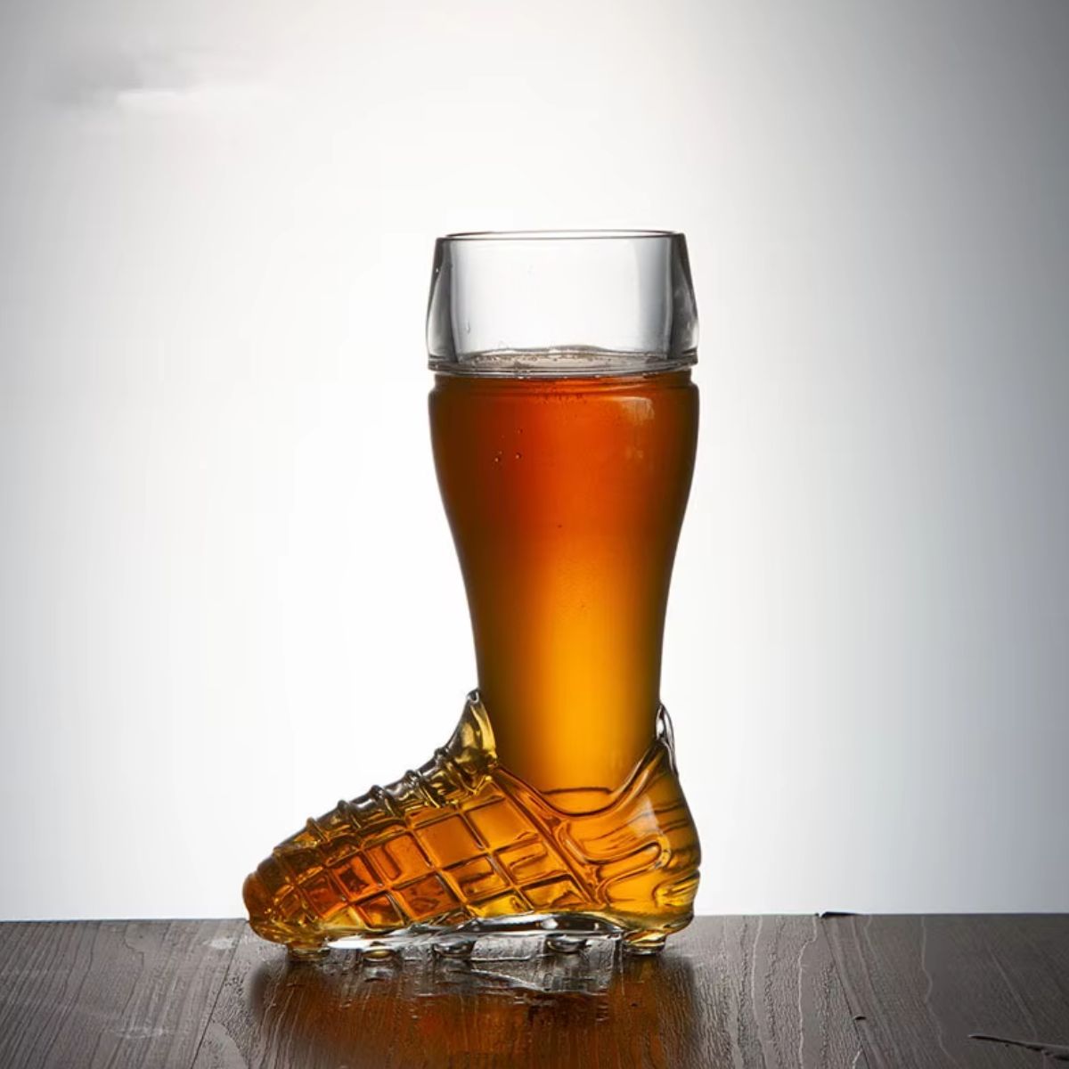 Boot Soccer 0.5 – Juego de 4 Vasos Cerveceros en Forma de Bota – Diseño Deportivo