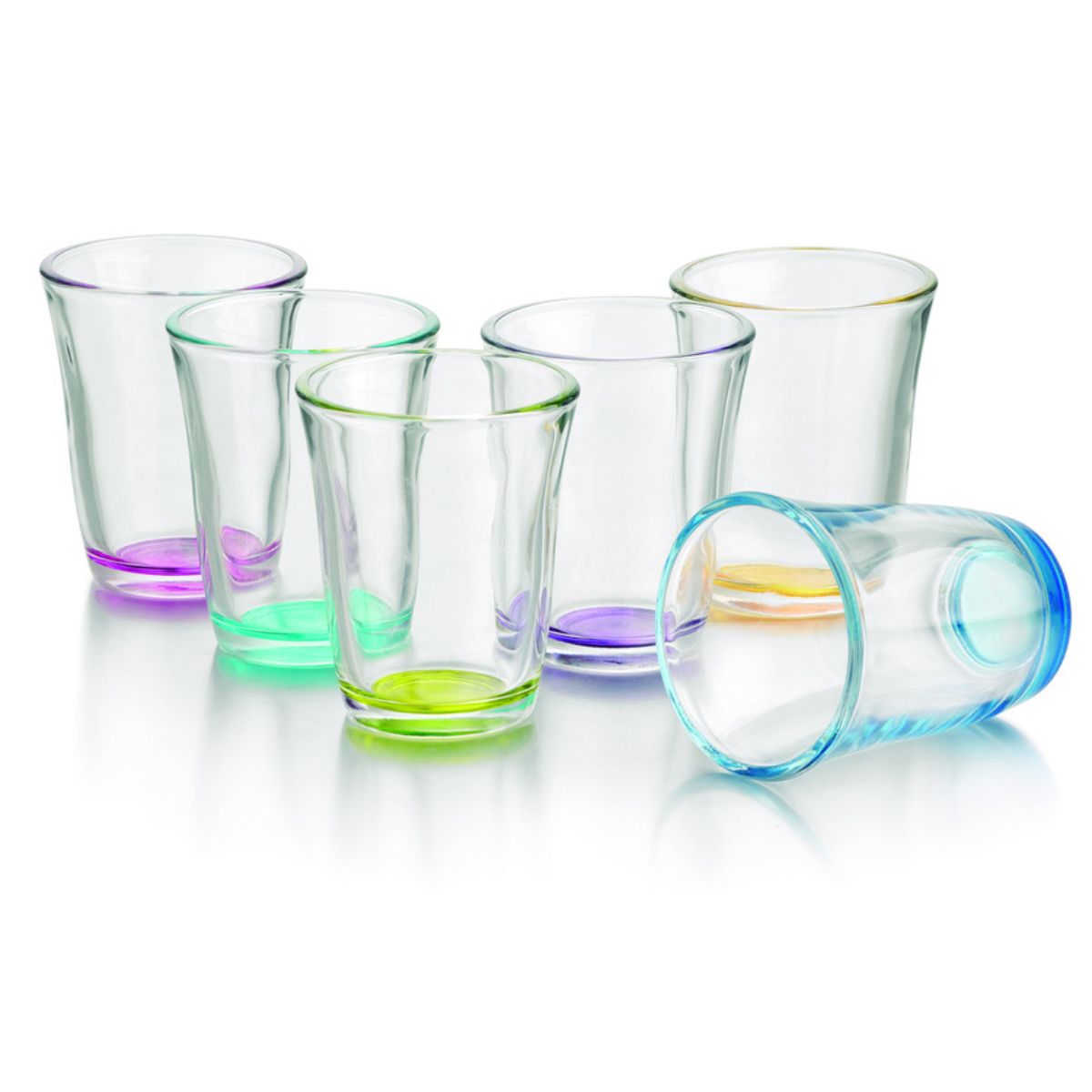 Colors - Juego 6 Vasos Vidrio 254 Ml