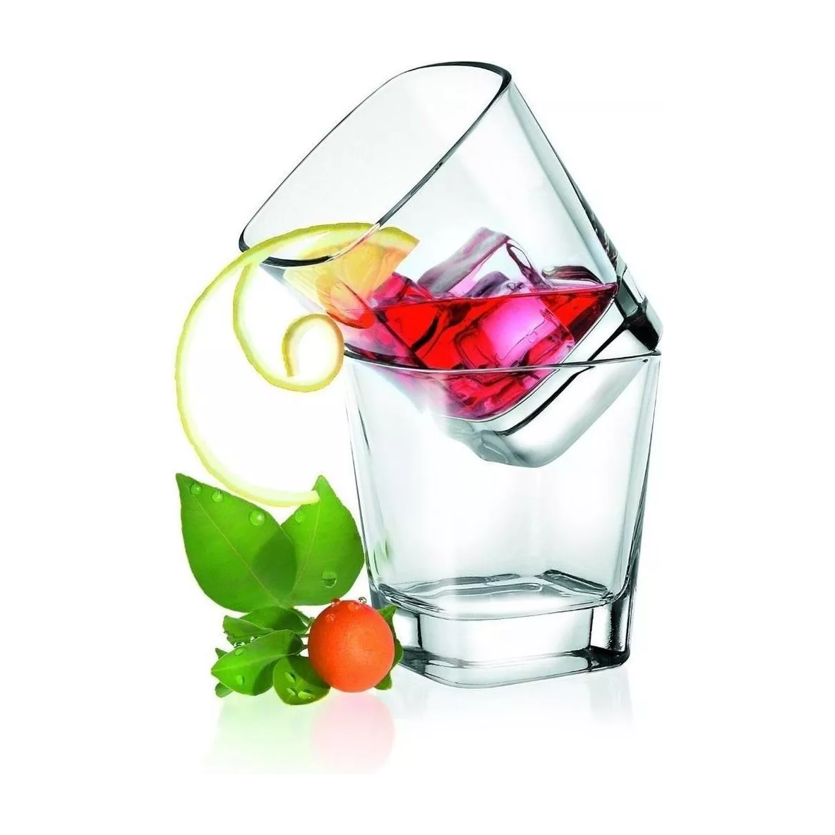 Palladio - Juego de 6 Vasos de Vidrio