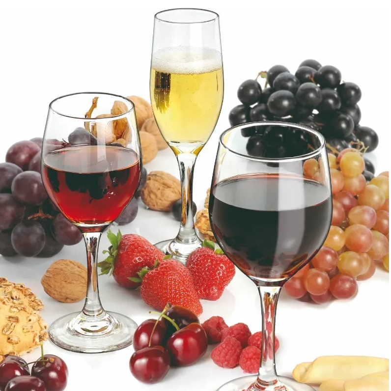 Ducale - Juego de Copas De Vidrio para Vino -  Varios Tamaños