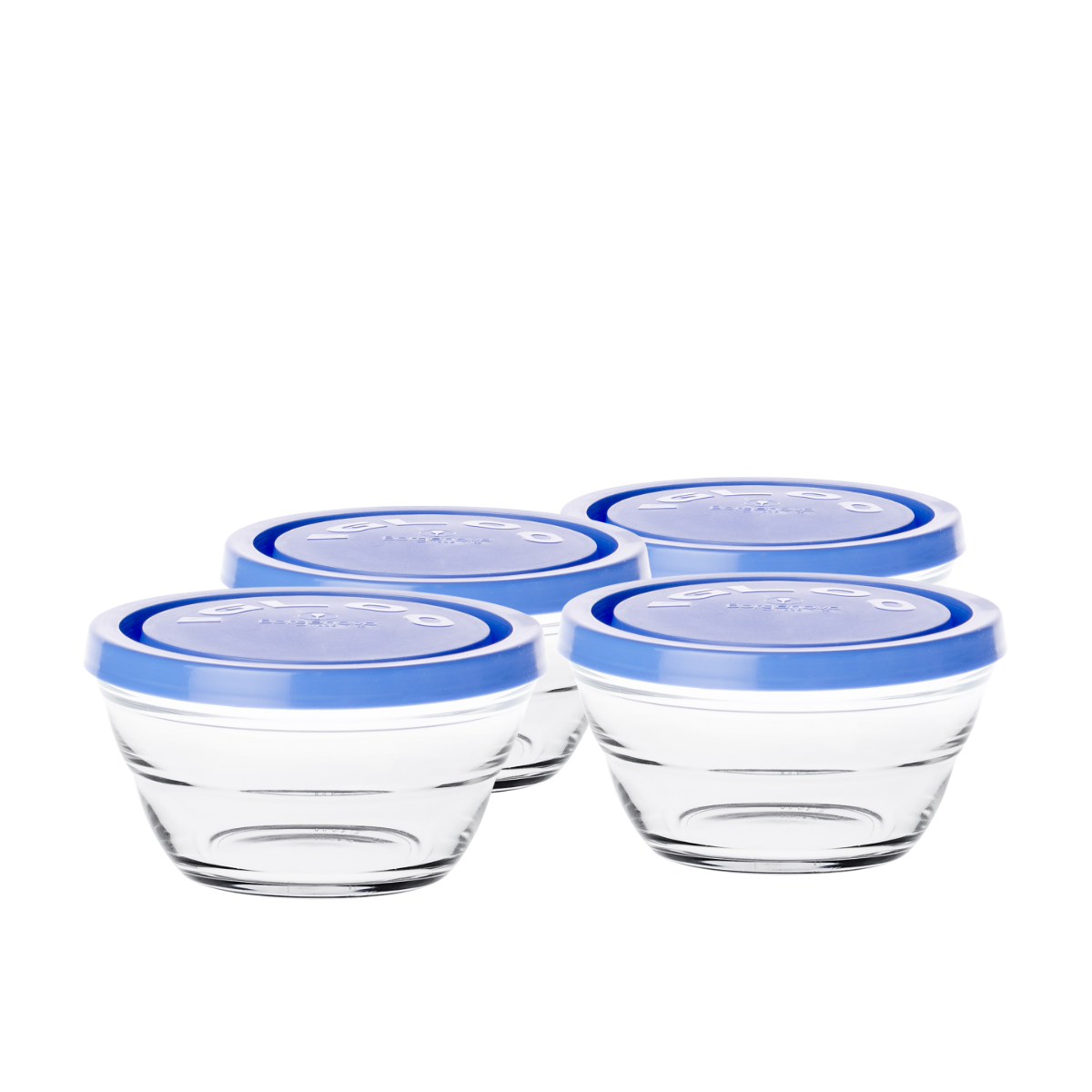 Lambada Igloo - Bowls De Vidrio Con Tapa