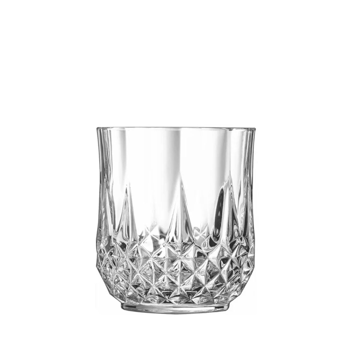 Unicus - Juego De 12 Vasos De Vidrio Tipo Cortado