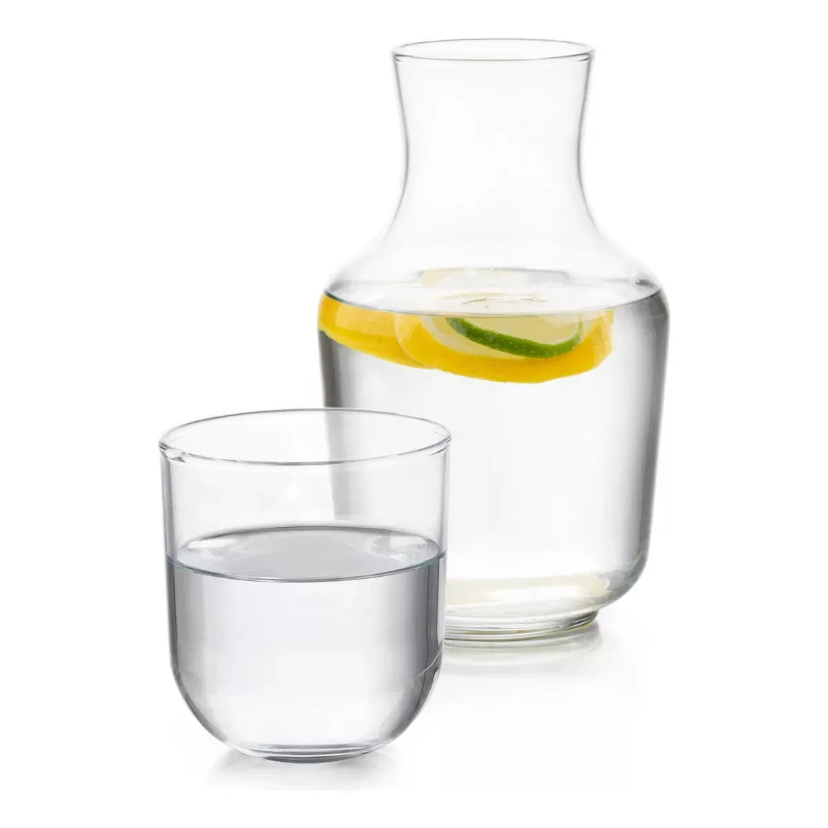 Polka Cordoba - Juego de Jarra De Vidrio 1 Lt con Vaso/Tapa