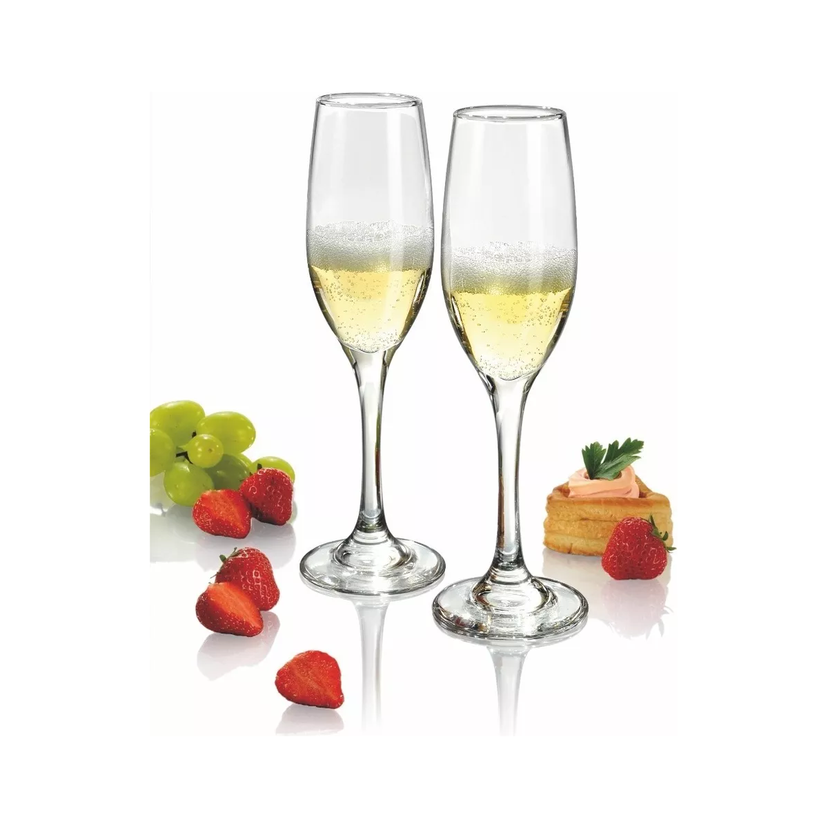 Ducale - Juego de Copas De Vidrio para Champagne 170 ml