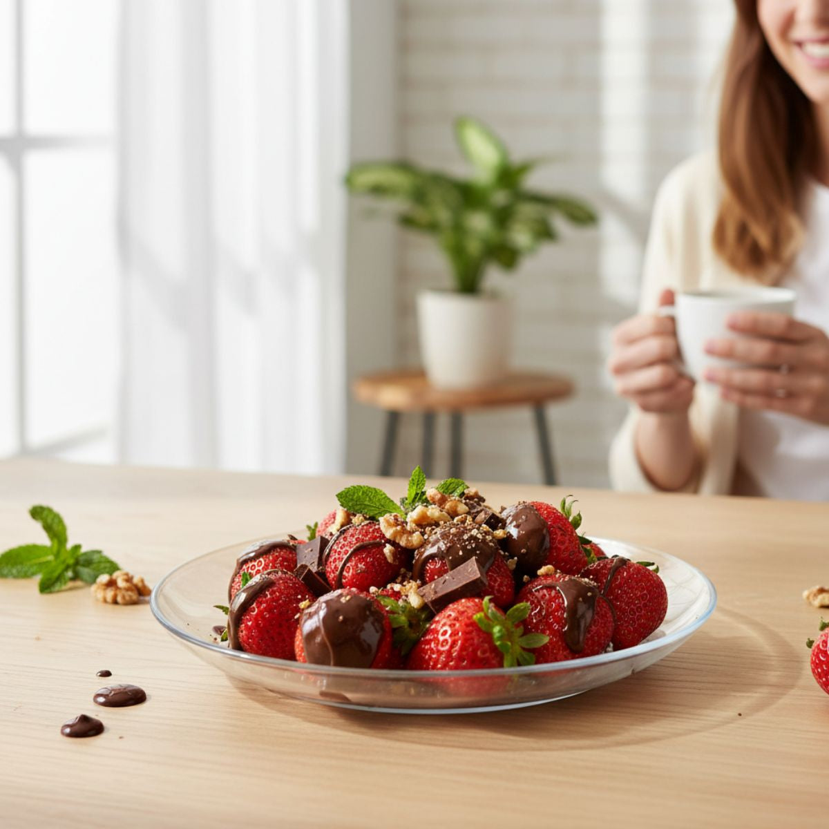 Stylo Juego De 4 Platos De Postre De Vidrio 14 Cm