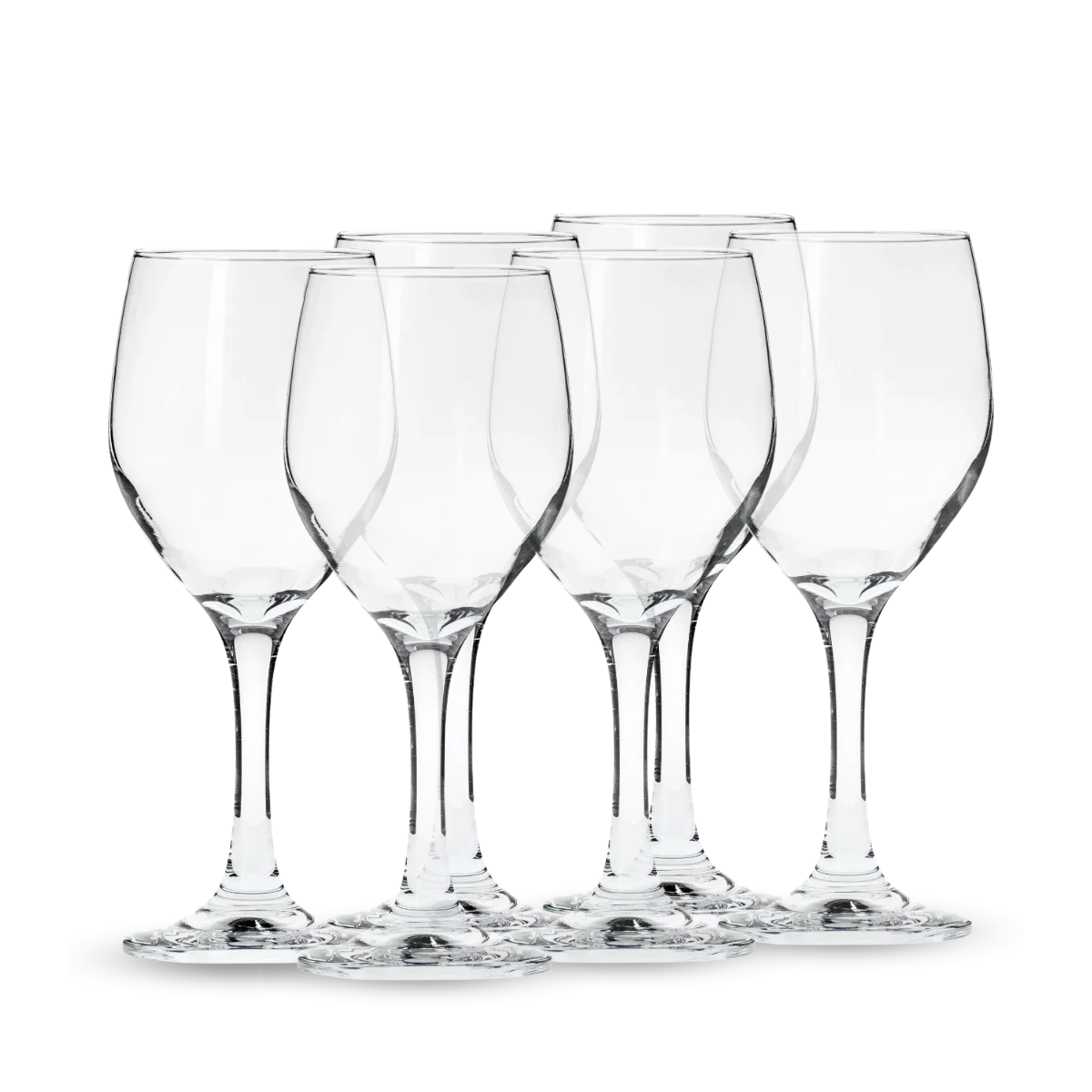 Ducale - Juego de Copas De Vidrio para Vino -  Varios Tamaños