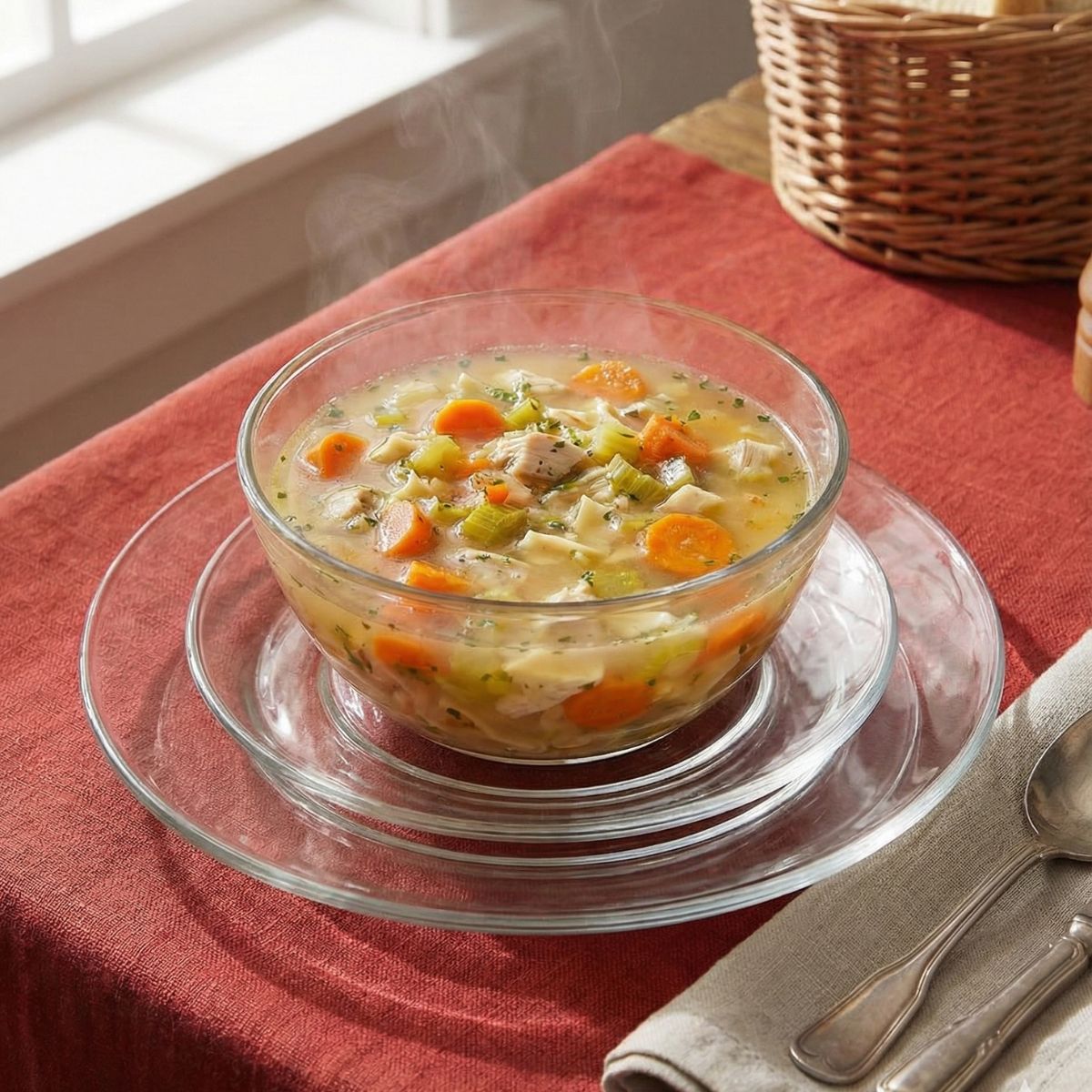 Stylo - Vajilla De 12 Pzas De Vidrio Redonda