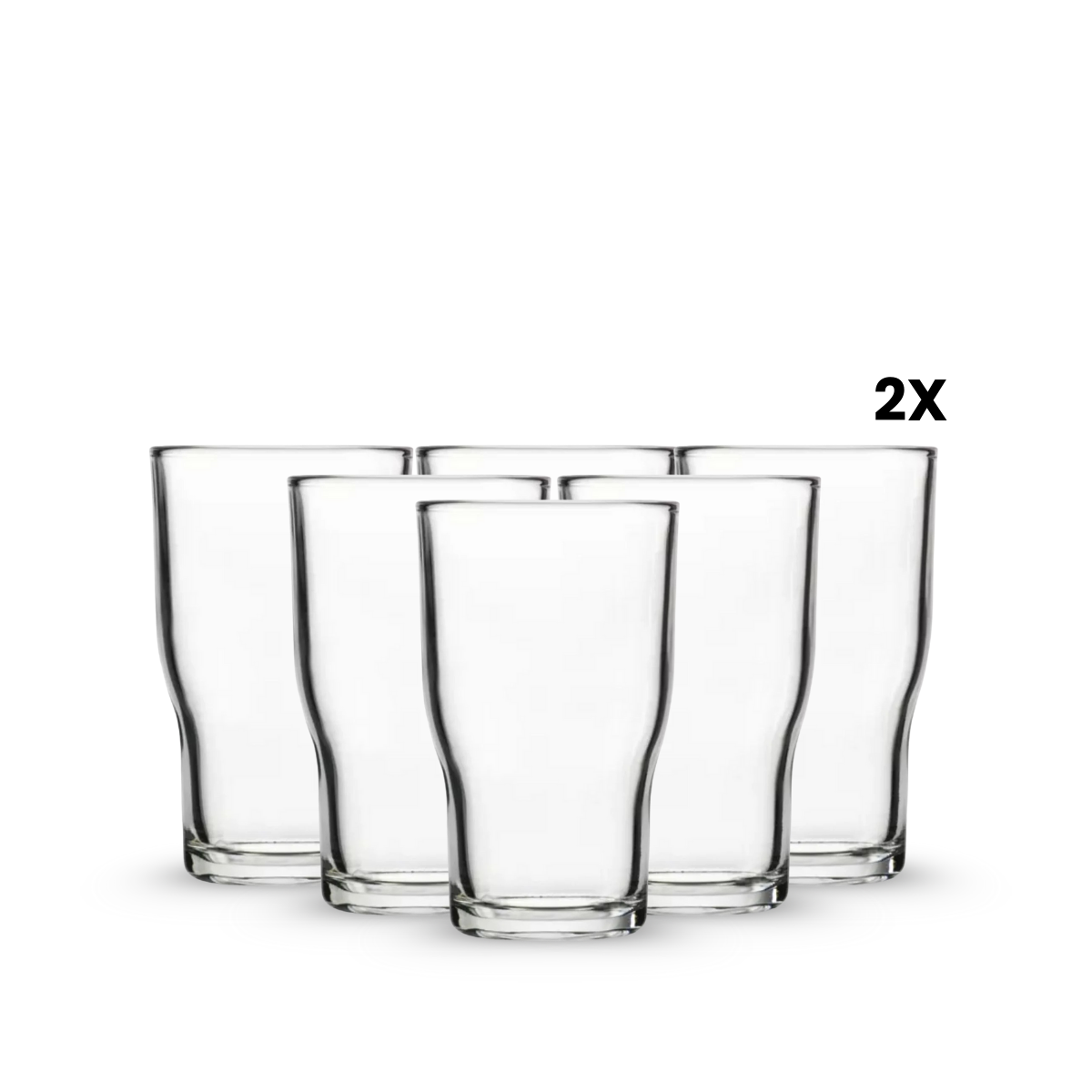 Munich – Vasos Cerveceros de Vidrio 484 ml Apilables
