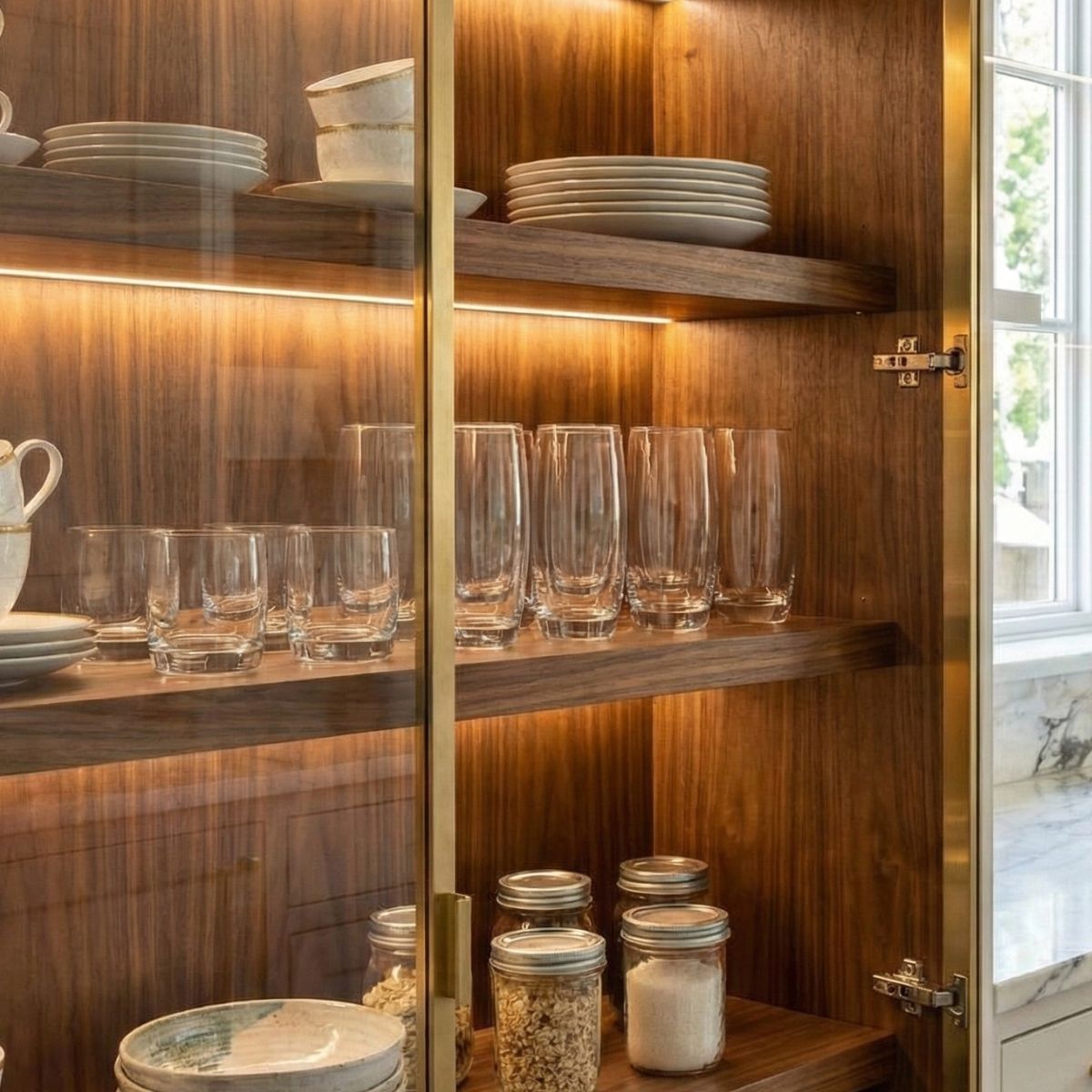 Monterrey – Juego de 12 Vasos Altos y Bajos de Vidrio