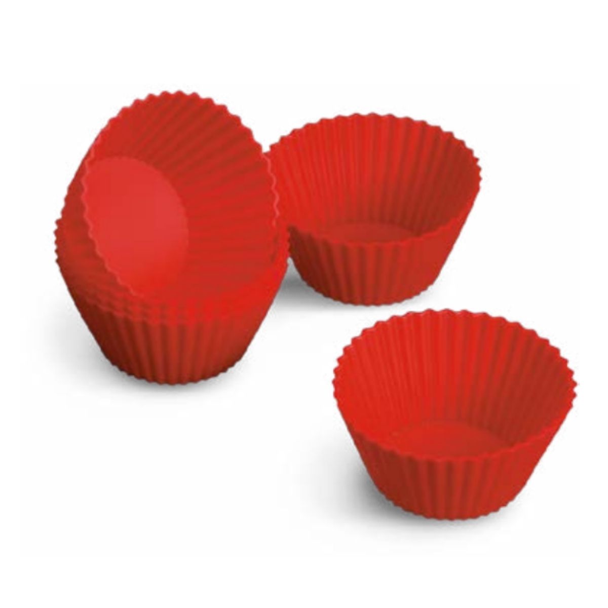 Juliette - Juego de 6 Moldes de Silicon para Hornear Cup Cake