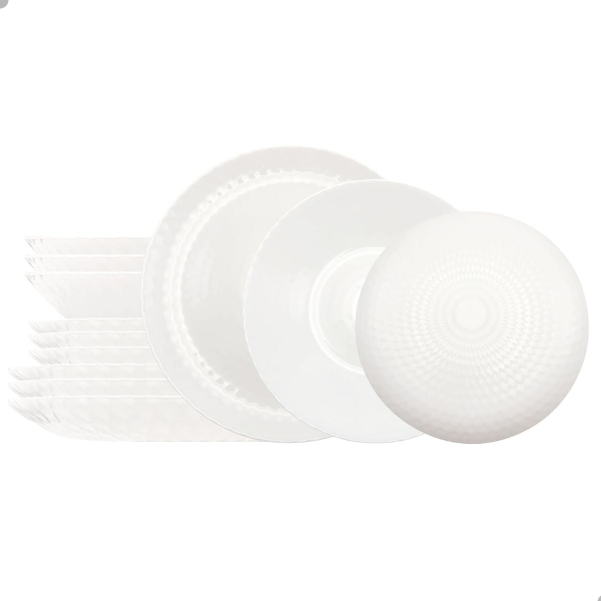 Pampille - Vajilla De Opal con Textura