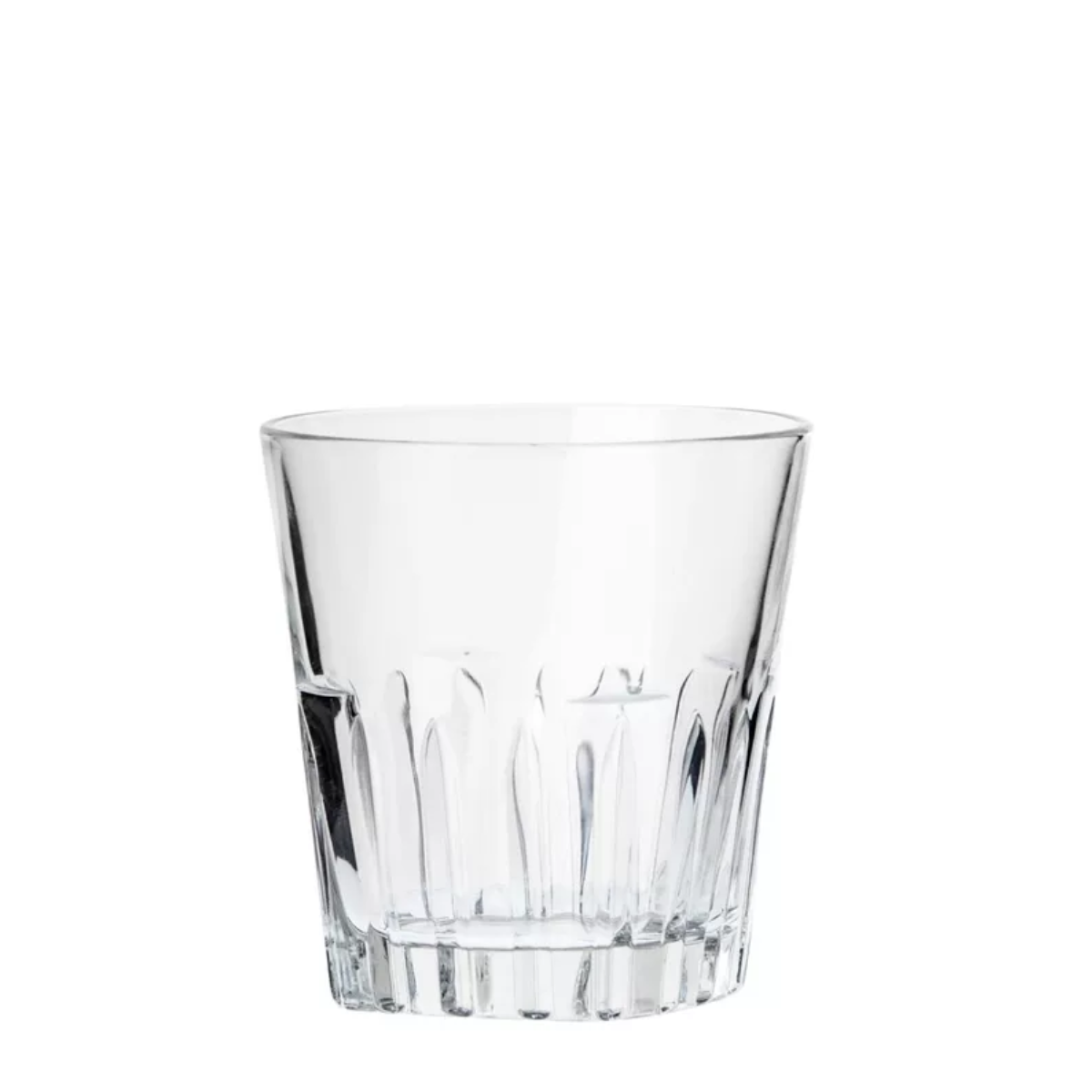 Stepback - Juego de 6 Vasos de Vidrio Tipo Cortado