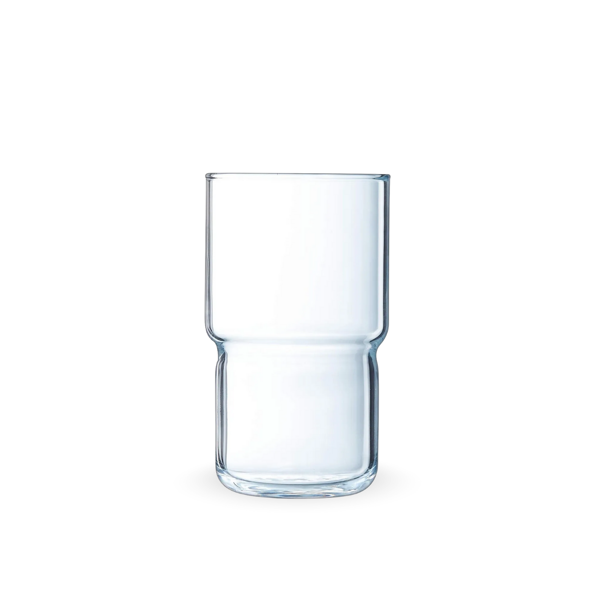 Vaso alto de vidrio Amalfi apilable de 450 ml