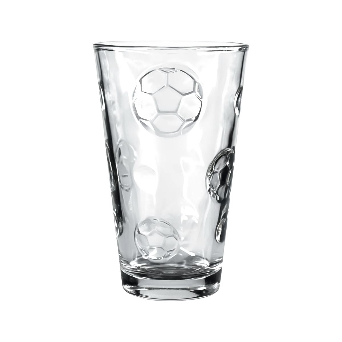 Vaso Futbol de Vidrio 416 ml 6 Piezas