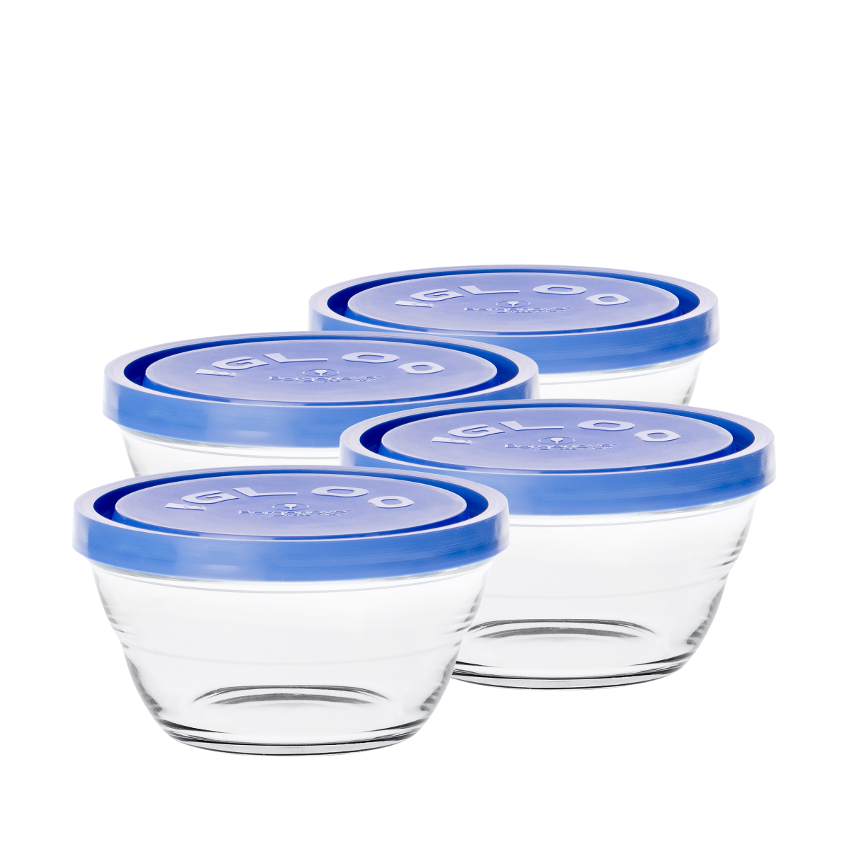 Lambada Igloo - Bowls De Vidrio Con Tapa