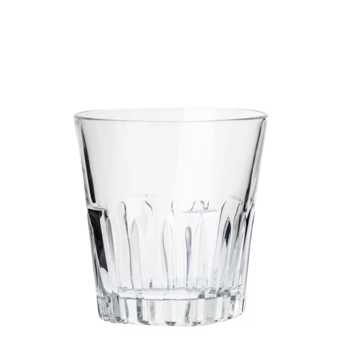 Stepback - Juego de 6 Vasos de Vidrio Tipo Cortado