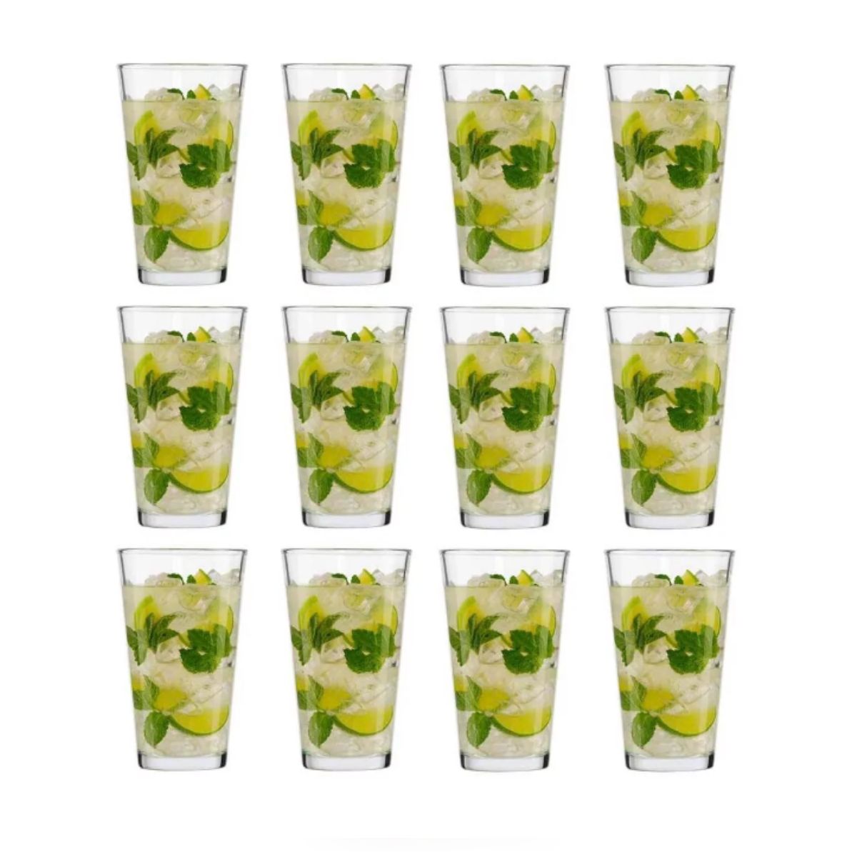 Cavana - Juego 12 Vasos Vidrio 473 Ml