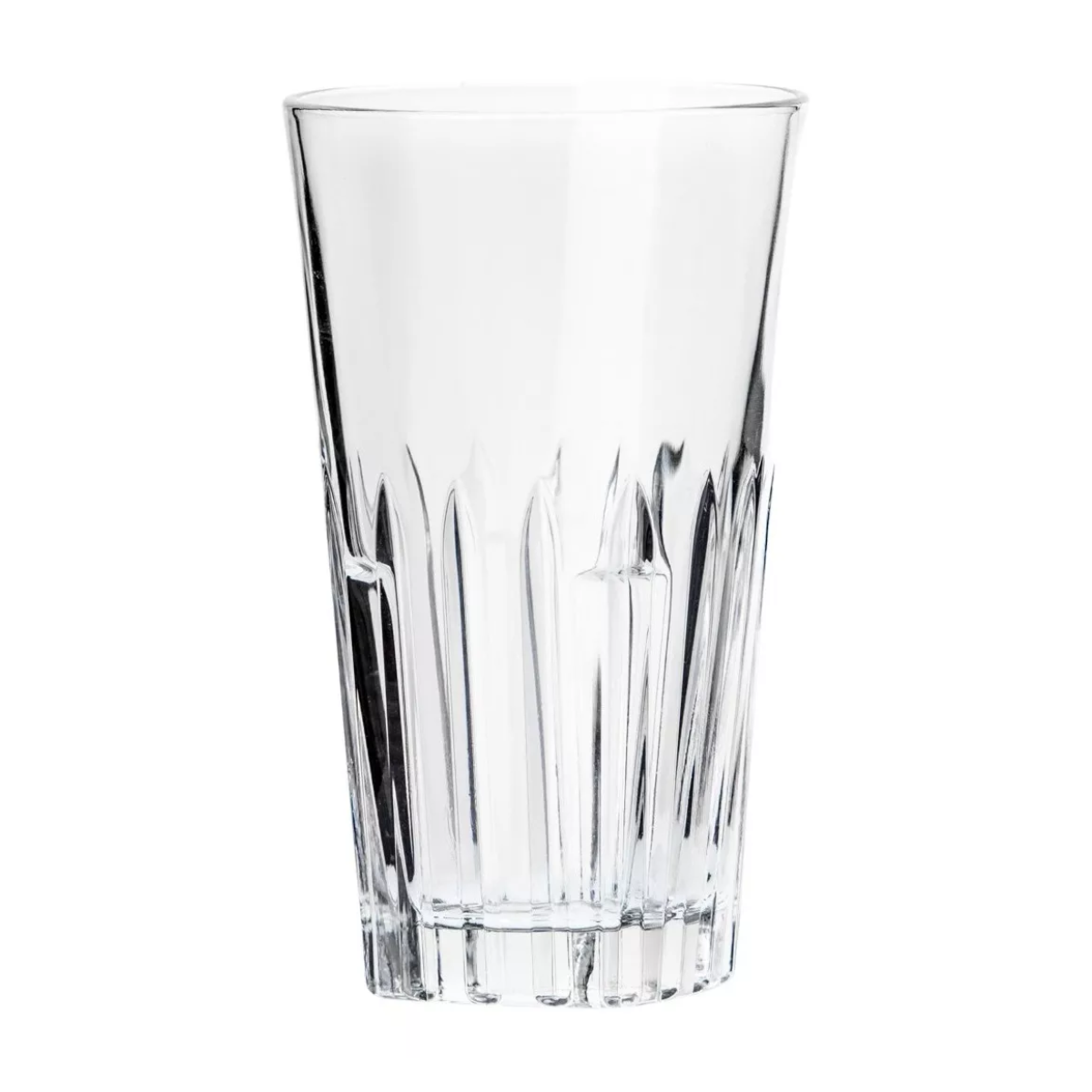 Stepback - Juego de 6 Vasos de Vidrio Tipo Cortado