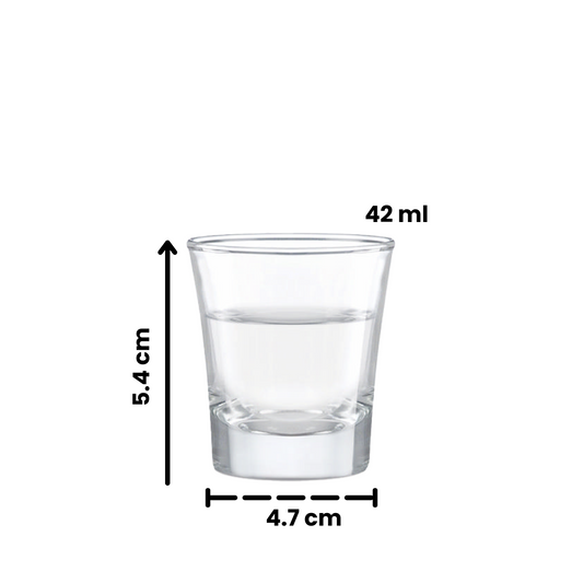 "Aguardiente" Juego De 6 Tequileros De Vidrio.