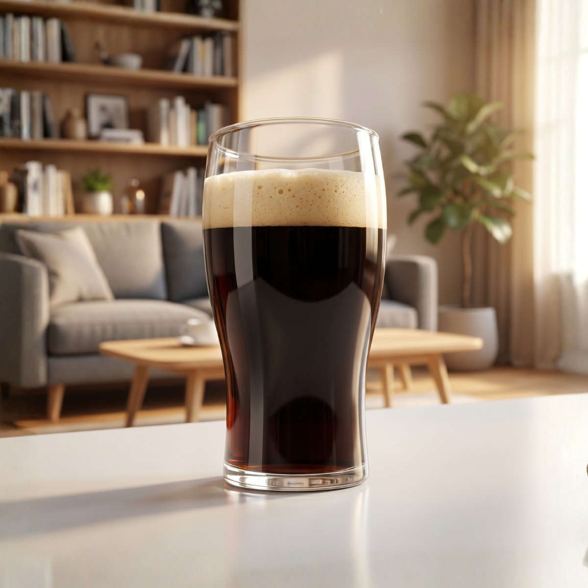 juego de vasos tipo irish para cerveza clara o oscura en casa, restaurante o bar para partidos en tv