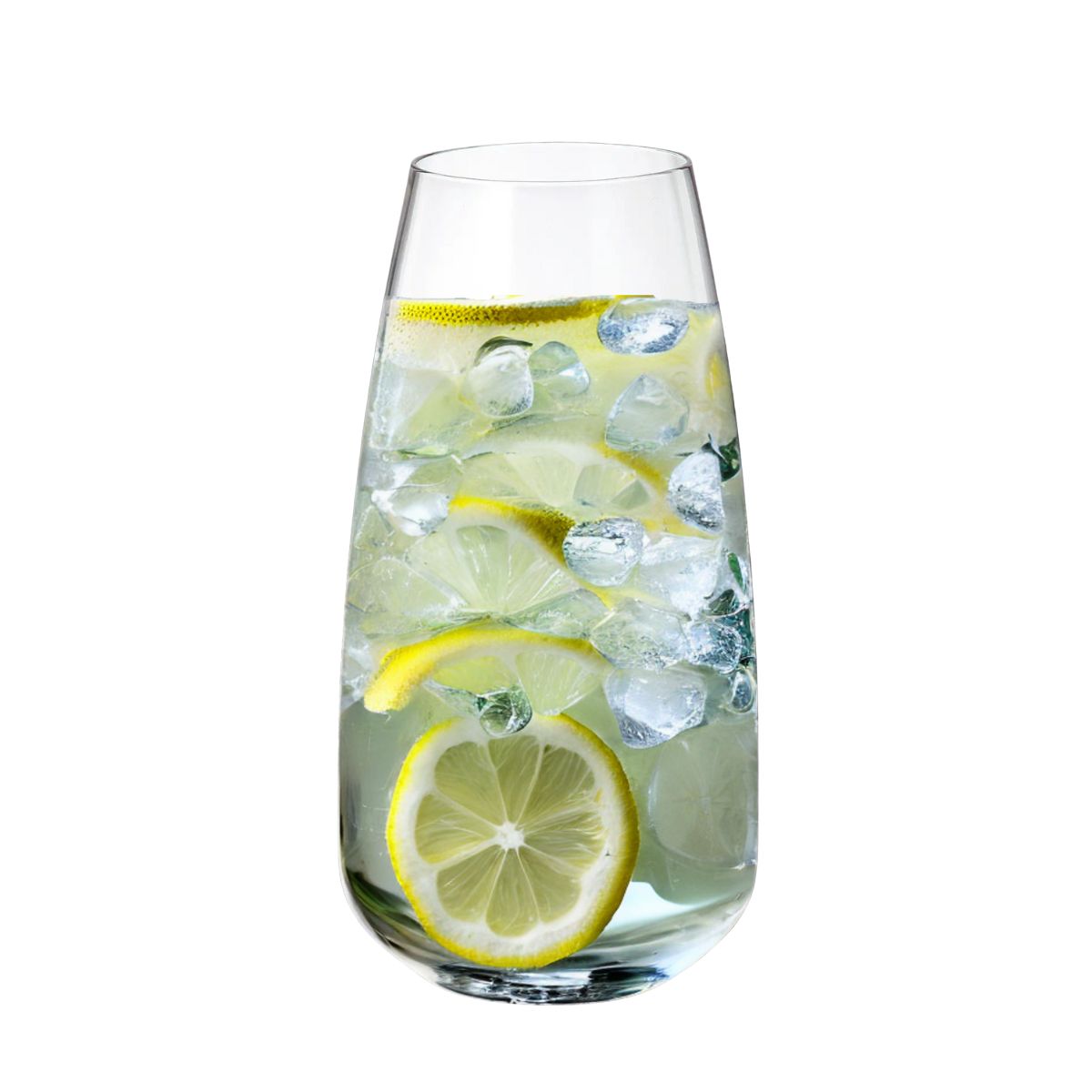 Anser – Juego de 6 Vasos de Vidrio Estilo Minimalista