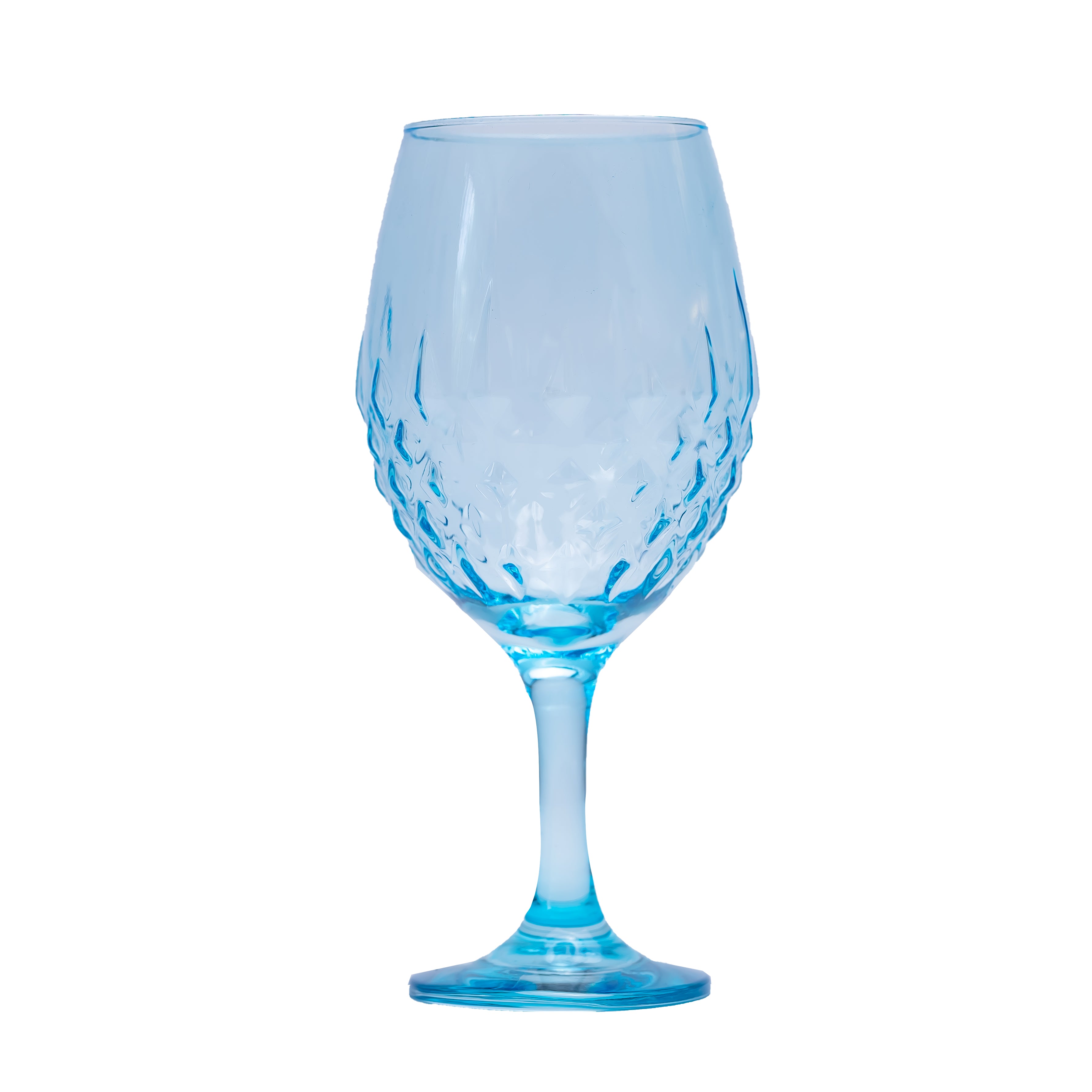 Gaudi Colors - Juego De 6 Copas De Vidrio Pintado 700 ml