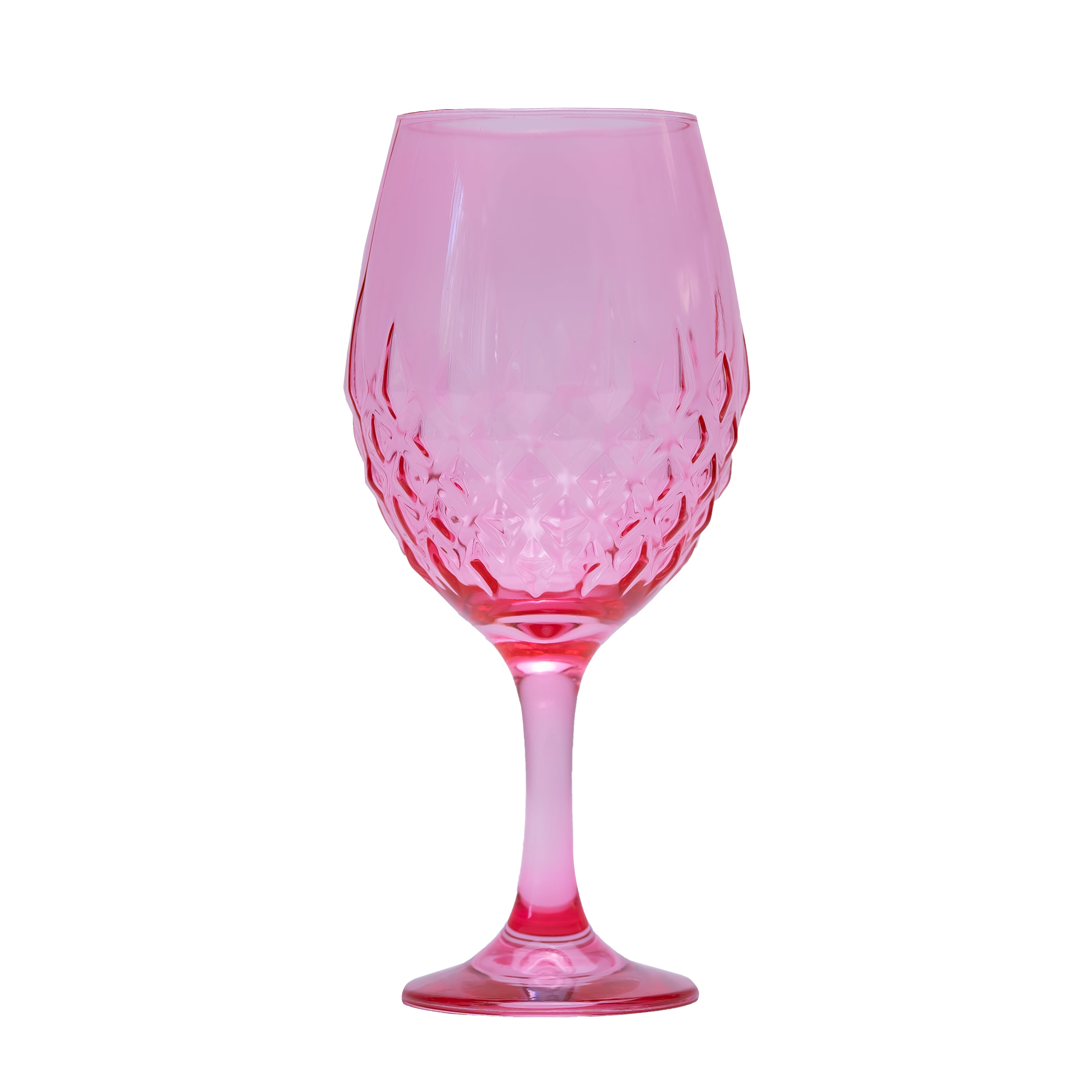 Gaudi Colors - Juego De 6 Copas De Vidrio Pintado 700 ml