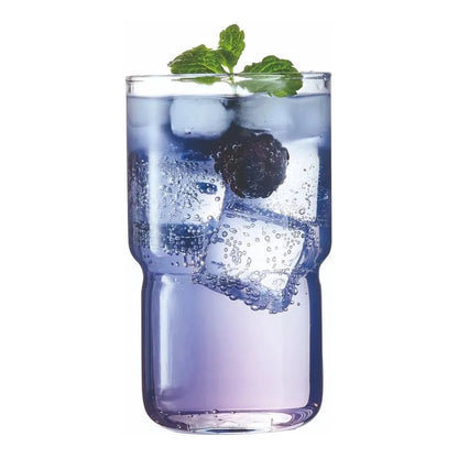 Funambule - Juego De 6 Vasos Apilables De Vidrio De 320 ml