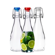 Indro - Botella 355 ml de Vidrio Hermética.