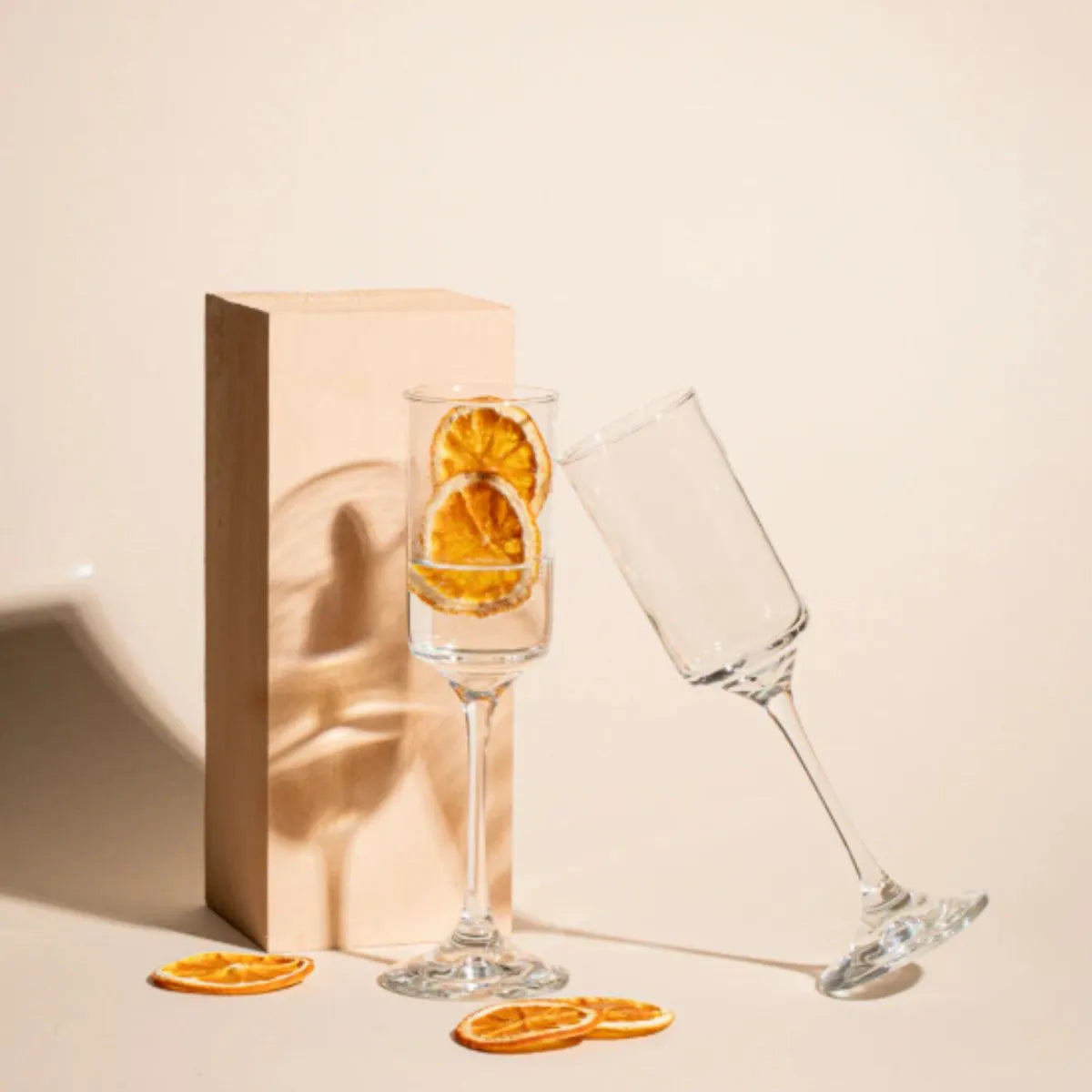 Rio - Copa Champaña de Vidrio 200 ml 6 Piezas - Minimalista y Clásico