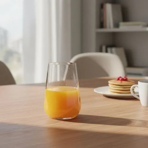 Ardea – Juego de 6 Vasos de Vidrio para Vino, Whisky y Cócteles