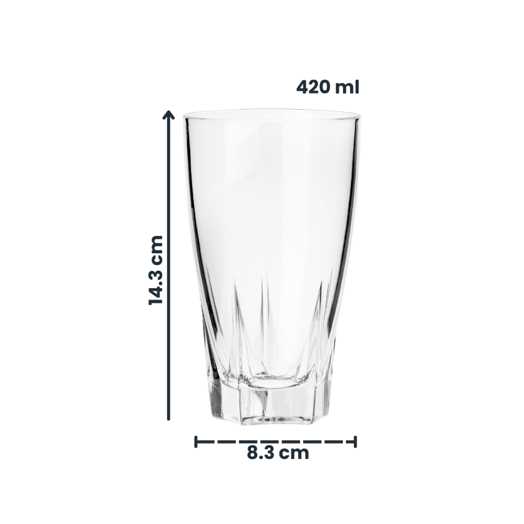 Camelot HB - Juego de 6 Vasos De Vidrio