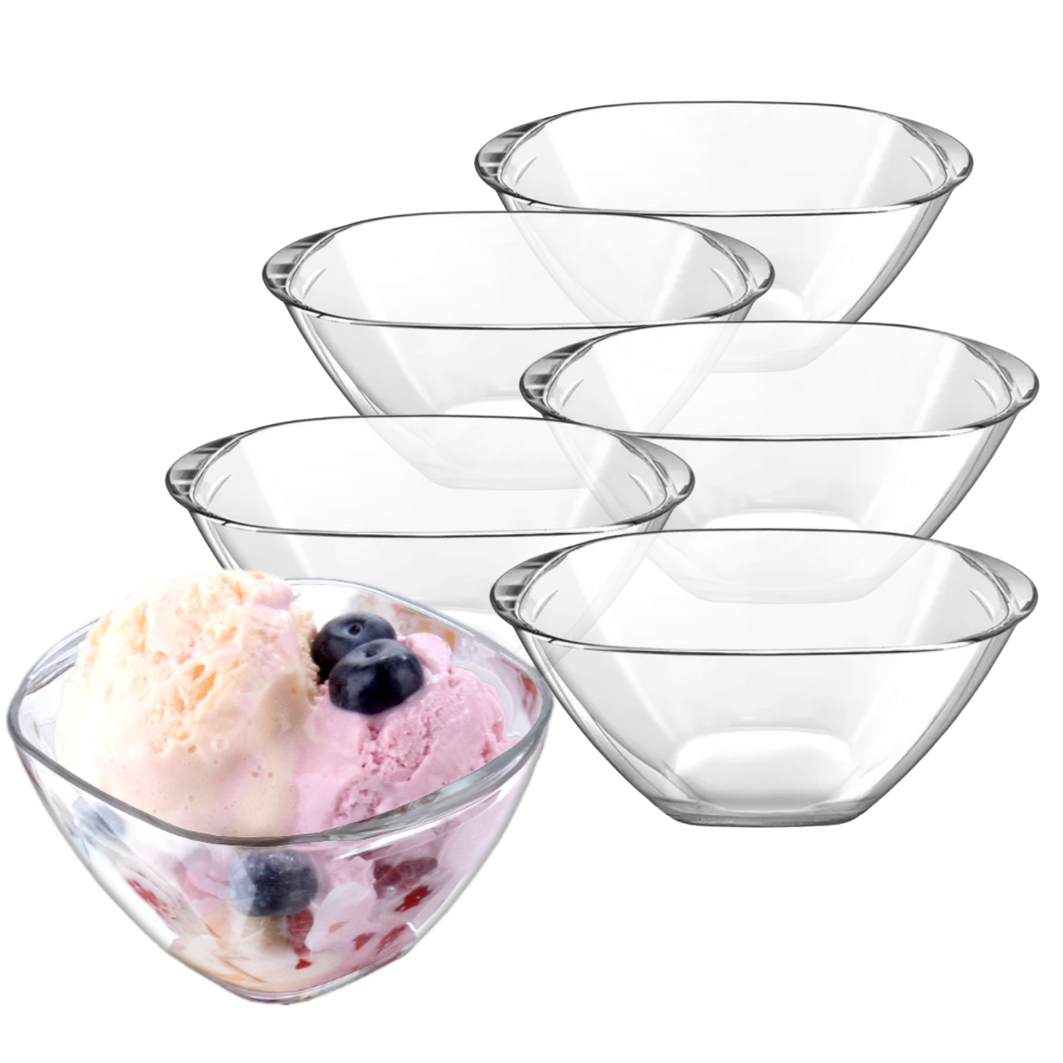 Magic - Bowls de Vidrio con Asas