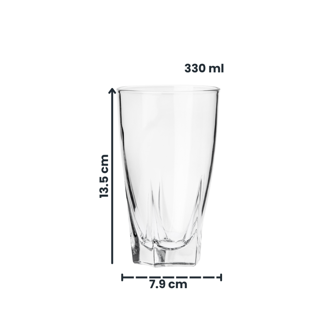 Camelot HB - Juego de 6 Vasos De Vidrio