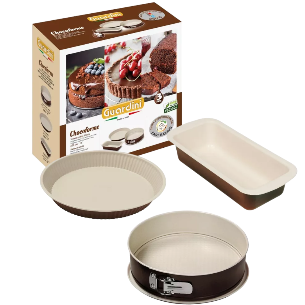 Chocoforme - Set de 3 Moldes Para Hornear