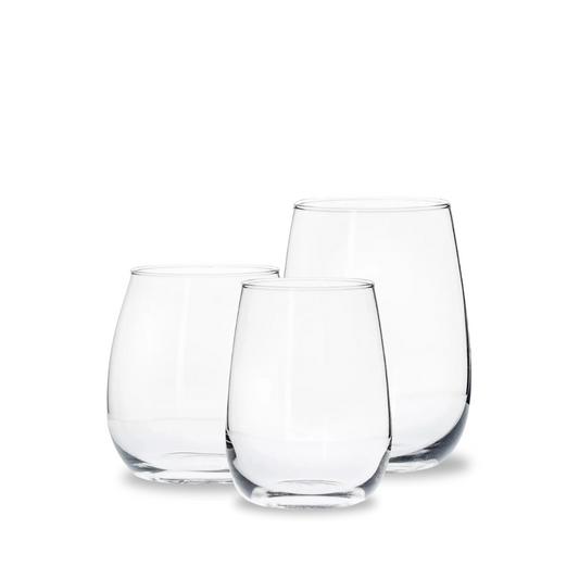 Ducale Stemless - Juego de 6 Vasos de Vidrio