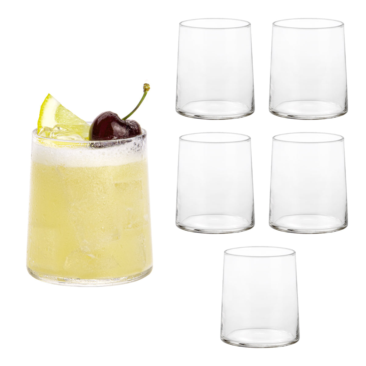 Elixir DOF - Juego de 6 Vasos De Vidrio