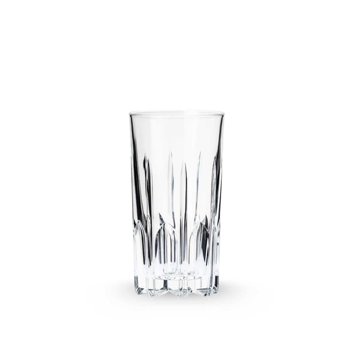 Excalibur – Juego de 6 Vasos de Vidrio Tallado Estilo Medieval