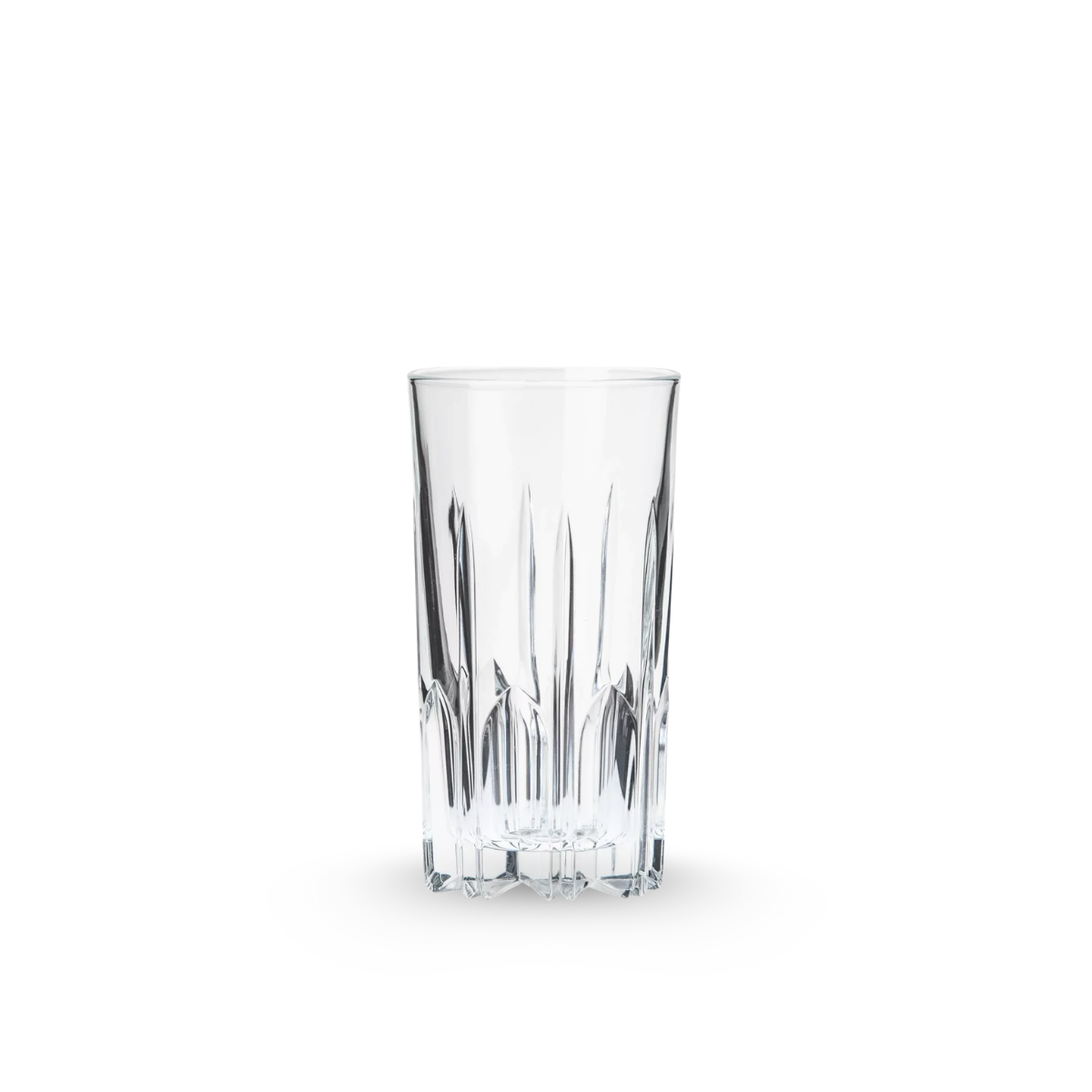 Excalibur – Juego de 6 Vasos de Vidrio Tallado Estilo Medieval